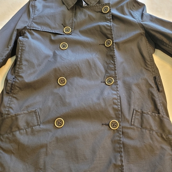 Old Navy Vintage Button Up Trench Coat Large Women's - Picture 11 of 16